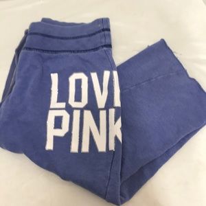 PINK Joggers- Cropped Size XS